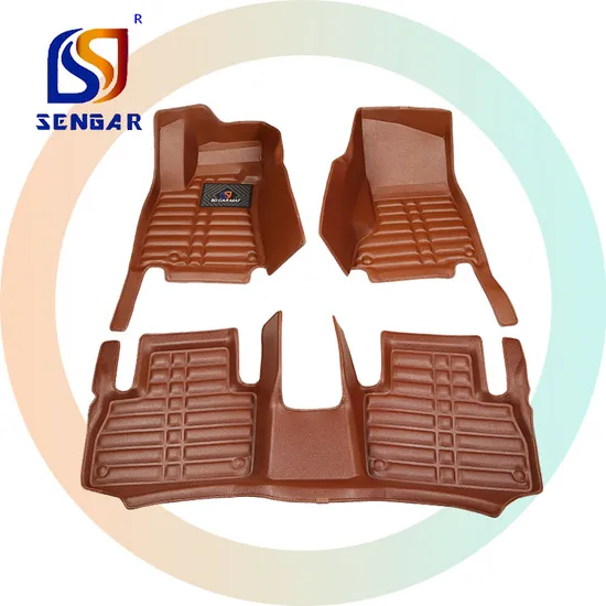 Ensemble complet de 3 tapis de sol de voiture noirs sport côté droit