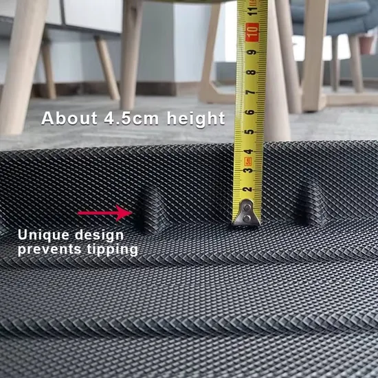 Tapis de coffre en fibre de carbone imperméable pour Toyota Highlander Kluger 2022